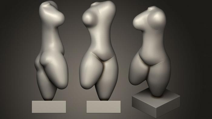 Figurines of girls (STKGL_0374) 3D model for CNC machine